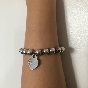 Tiffany & Co. Bead Bracelet with Charm